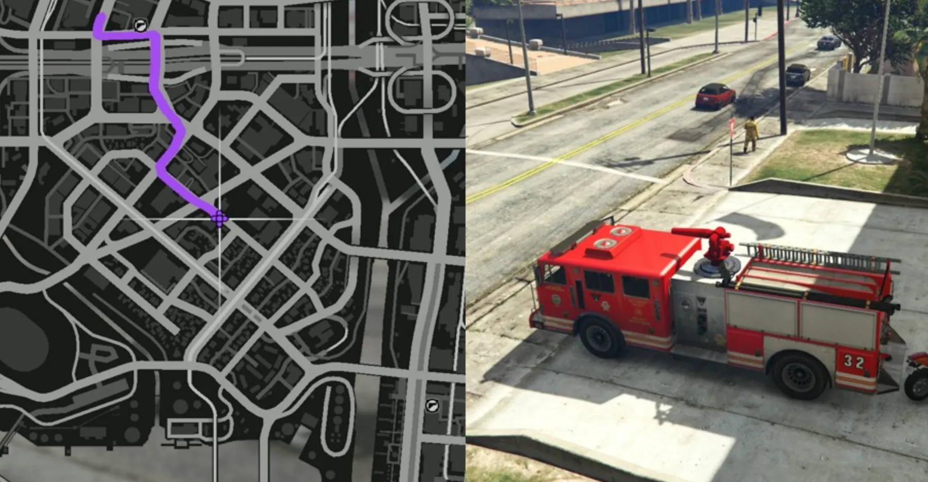 Fire Truck Locations in GTA Online